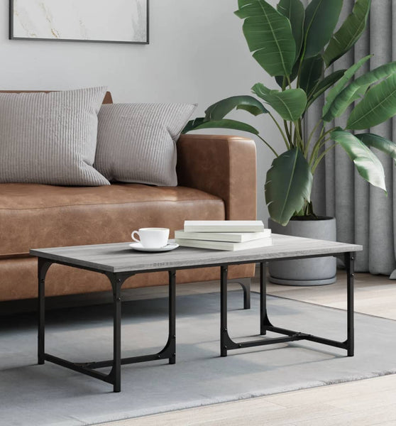 Couchtisch Grau Sonoma 90x50x35 cm Holzwerkstoff