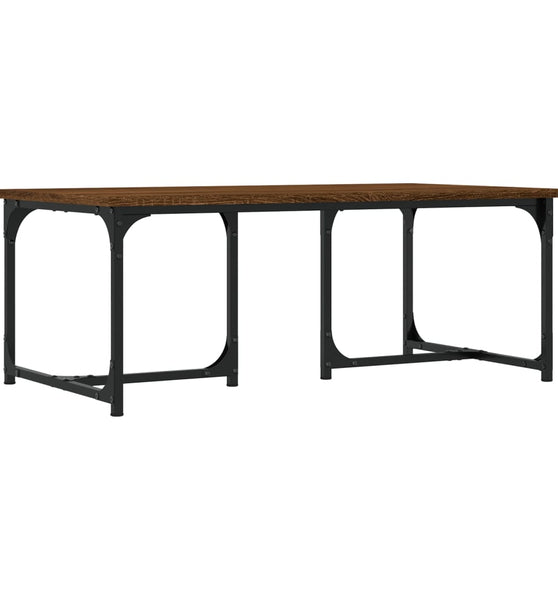 Couchtisch Braun Eichen-Optik 90x50x35 cm Holzwerkstoff