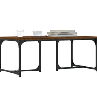 Couchtisch Braun Eichen-Optik 90x50x35 cm Holzwerkstoff
