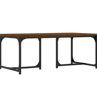 Couchtisch Braun Eichen-Optik 90x50x35 cm Holzwerkstoff