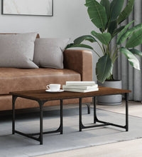Couchtisch Braun Eichen-Optik 90x50x35 cm Holzwerkstoff
