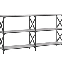 Konsolentisch Grau Sonoma 200x28x80,5 cm Holzwerkstoff