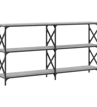 Konsolentisch Grau Sonoma 200x28x80,5 cm Holzwerkstoff