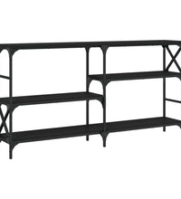 Konsolentisch Schwarz 150x29x76,5 cm Holzwerkstoff