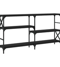 Konsolentisch Schwarz 150x29x76,5 cm Holzwerkstoff