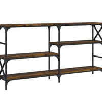 Konsolentisch Räuchereiche 150x29x76,5 cm Holzwerkstoff
