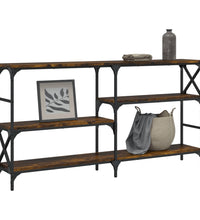 Konsolentisch Räuchereiche 150x29x76,5 cm Holzwerkstoff