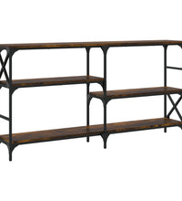 Konsolentisch Räuchereiche 150x29x76,5 cm Holzwerkstoff