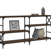 Konsolentisch Braun Eichen-Optik 150x29x76,5 cm Holzwerkstoff