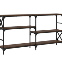 Konsolentisch Braun Eichen-Optik 150x29x76,5 cm Holzwerkstoff