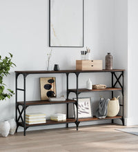 Konsolentisch Braun Eichen-Optik 150x29x76,5 cm Holzwerkstoff