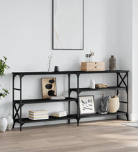 Konsolentisch Schwarz 180x29x76,5 cm Holzwerkstoff