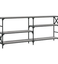 Konsolentisch Grau Sonoma 180x29x76,5 cm Holzwerkstoff