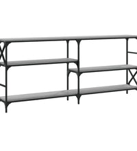 Konsolentisch Grau Sonoma 180x29x76,5 cm Holzwerkstoff