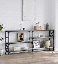 Konsolentisch Grau Sonoma 180x29x76,5 cm Holzwerkstoff