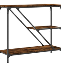 Konsolentisch Räuchereiche 88,5x30x75 cm Holzwerkstoff