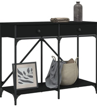 Konsolentisch Schwarz 100x39x78,5 cm Holzwerkstoff