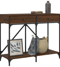 Konsolentisch Braun Eichen-Optik 100x39x78,5 cm Holzwerkstoff
