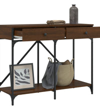 Konsolentisch Braun Eichen-Optik 100x39x78,5 cm Holzwerkstoff