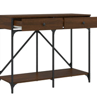 Konsolentisch Braun Eichen-Optik 100x39x78,5 cm Holzwerkstoff
