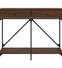 Konsolentisch Braun Eichen-Optik 100x39x78,5 cm Holzwerkstoff