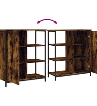 Sideboard Räuchereiche 70x30x80 cm Holzwerkstoff