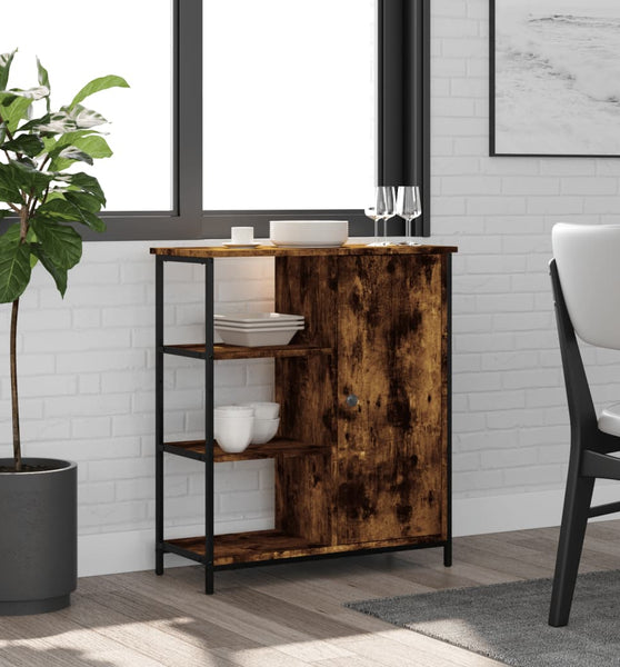 Sideboard Räuchereiche 70x30x80 cm Holzwerkstoff