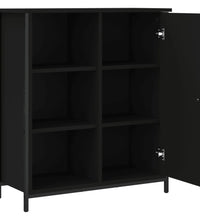 Sideboard Schwarz 70x30x80 cm Holzwerkstoff