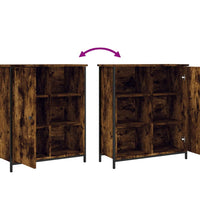 Sideboard Räuchereiche 70x30x80 cm Holzwerkstoff