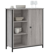 Sideboard Grau Sonoma 70x30x80 cm Holzwerkstoff