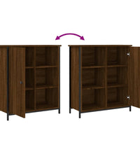 Sideboard Braun Eichen-Optik 70x30x80 cm Holzwerkstoff