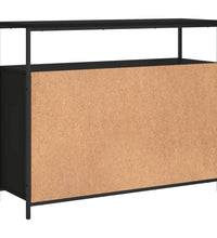 Sideboard Schwarz 100x35x80 cm Holzwerkstoff
