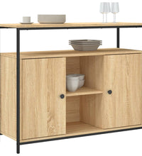 Sideboard Sonoma-Eiche 100x35x80 cm Holzwerkstoff