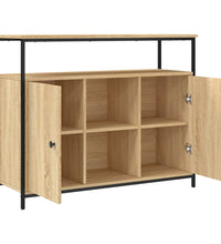 Sideboard Sonoma-Eiche 100x35x80 cm Holzwerkstoff