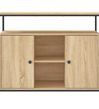 Sideboard Sonoma-Eiche 100x35x80 cm Holzwerkstoff