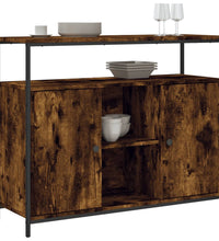 Sideboard Räuchereiche 100x35x80 cm Holzwerkstoff