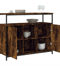 Sideboard Räuchereiche 100x35x80 cm Holzwerkstoff