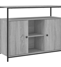 Sideboard Grau Sonoma 100x35x80 cm Holzwerkstoff