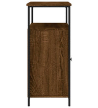 Sideboard Braun Eichen-Optik 100x35x80 cm Holzwerkstoff