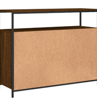 Sideboard Braun Eichen-Optik 100x35x80 cm Holzwerkstoff