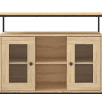 Sideboard Sonoma-Eiche 100x35x80 cm Holzwerkstoff