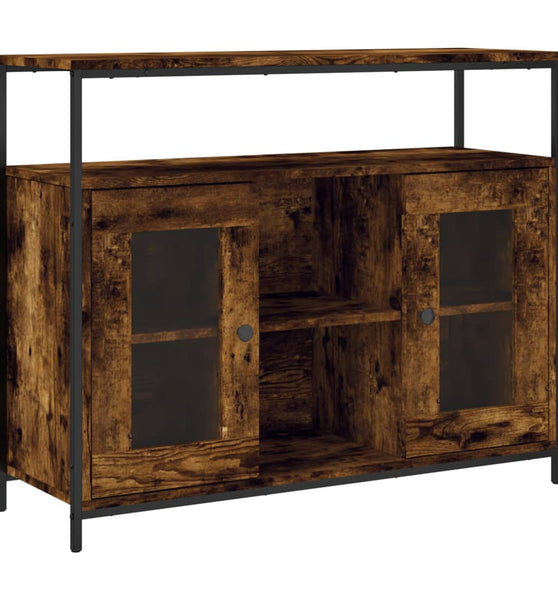 Sideboard Räuchereiche 100x35x80 cm Holzwerkstoff