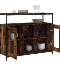 Sideboard Räuchereiche 100x35x80 cm Holzwerkstoff