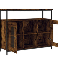 Sideboard Räuchereiche 100x35x80 cm Holzwerkstoff
