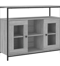 Sideboard Grau Sonoma 100x35x80 cm Holzwerkstoff