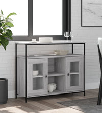 Sideboard Grau Sonoma 100x35x80 cm Holzwerkstoff