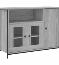 Sideboard Grau Sonoma 100x35x75 cm Holzwerkstoff