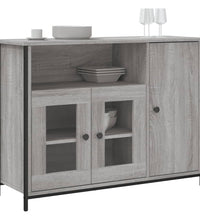 Sideboard Grau Sonoma 100x35x75 cm Holzwerkstoff