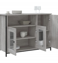 Sideboard Grau Sonoma 100x35x75 cm Holzwerkstoff