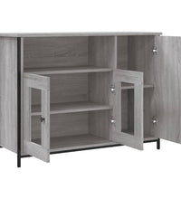 Sideboard Grau Sonoma 100x35x75 cm Holzwerkstoff